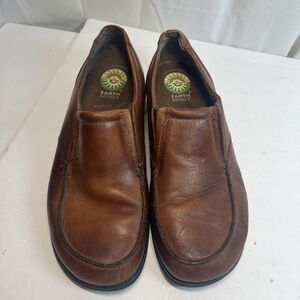 Earth Spirit Reagan Leather Slip On Loafers Comfort First‎ Women Size 7 Brown